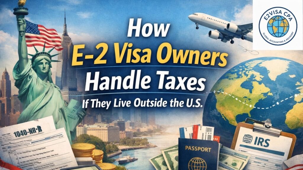 E-2 Visa Owners Handle Taxes If They Live Outside the U.S.